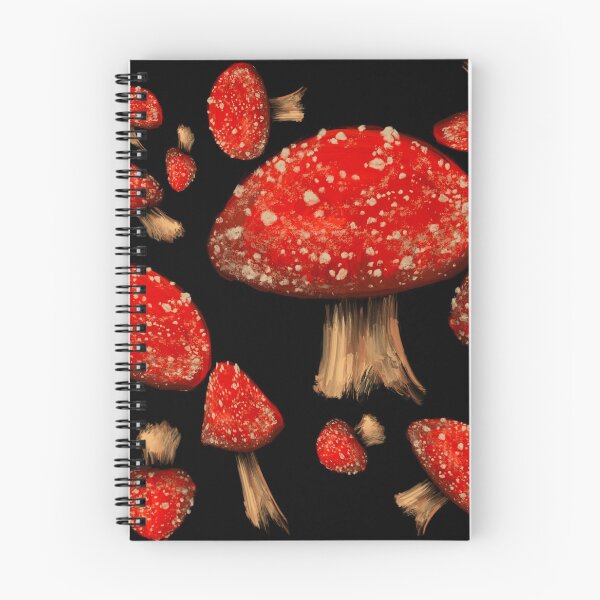 Aperçu de l'œuvre Divers Champignons créée et vendue par KatAnneCreates.
