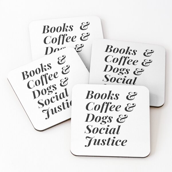 Item preview, Books And Coffee And Dogs And Social Justice designed and sold by Echo Aesthetics.