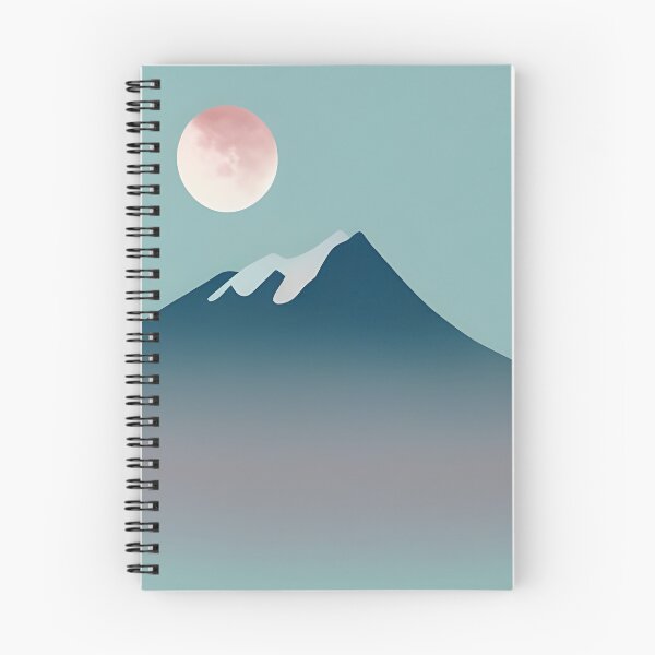 Item preview, Minimalist Mountain Landscape Night Sky designed and sold by spacefogdesign.