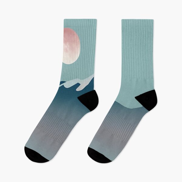 Item preview, Minimalist Mountain Landscape Night Sky designed and sold by spacefogdesign.
