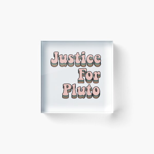 Item preview, Justice for Pluto print designed and sold by Jenna Heath.