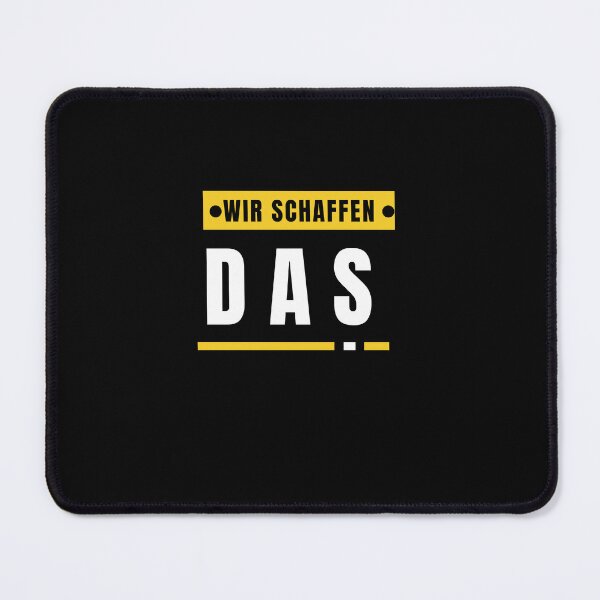 Item preview, "Wir schaffen das" (We can do it) with Minimalist Black Background designed and sold by RM-Journey.