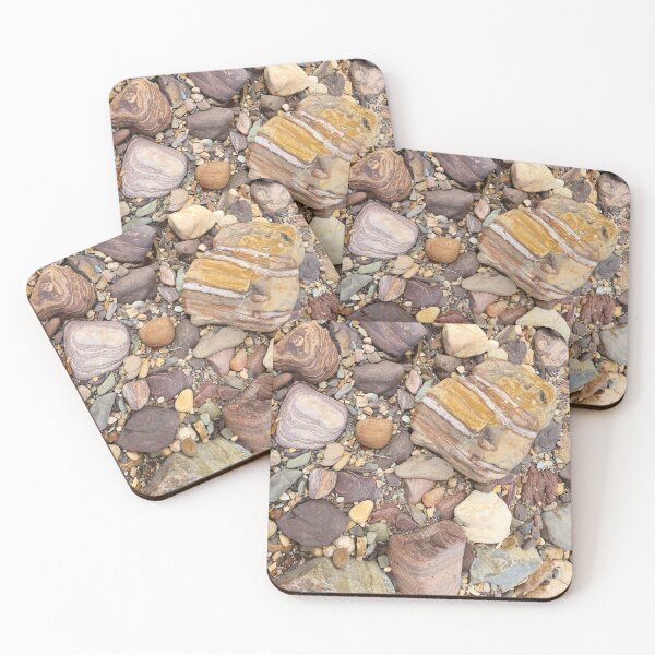 Item preview, Colourful Beach Rocks at Hallet Cove Conservation Park designed and sold by Michael Voyler.