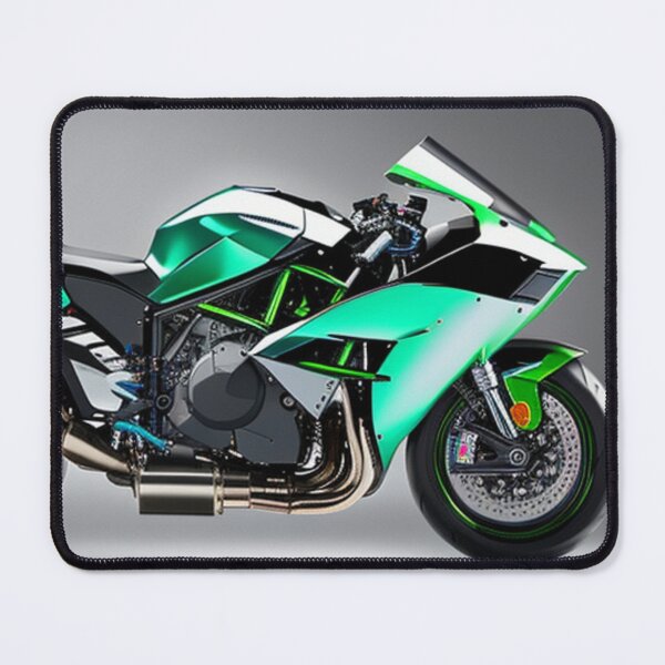 Item preview, Moto, ninja, green, black, H2R designed and sold by MAX8-0.