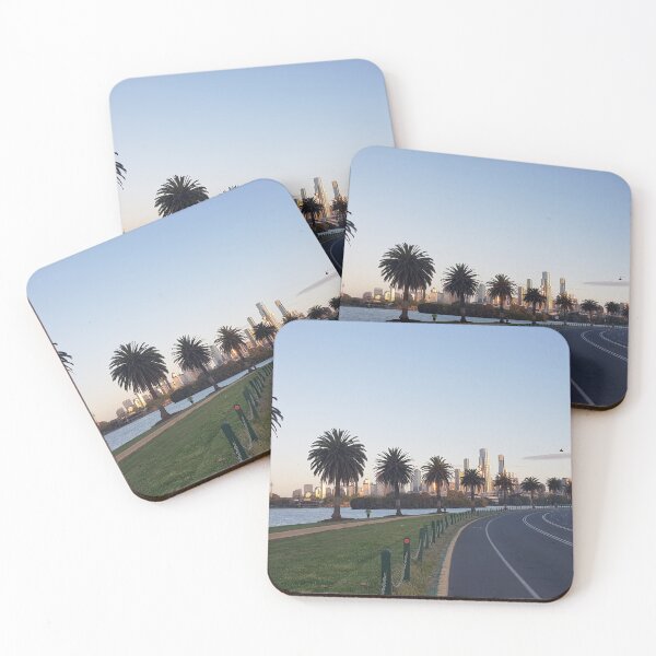Item preview, Cycling Around Albert Park Lake at Sunrise designed and sold by Michael Voyler.