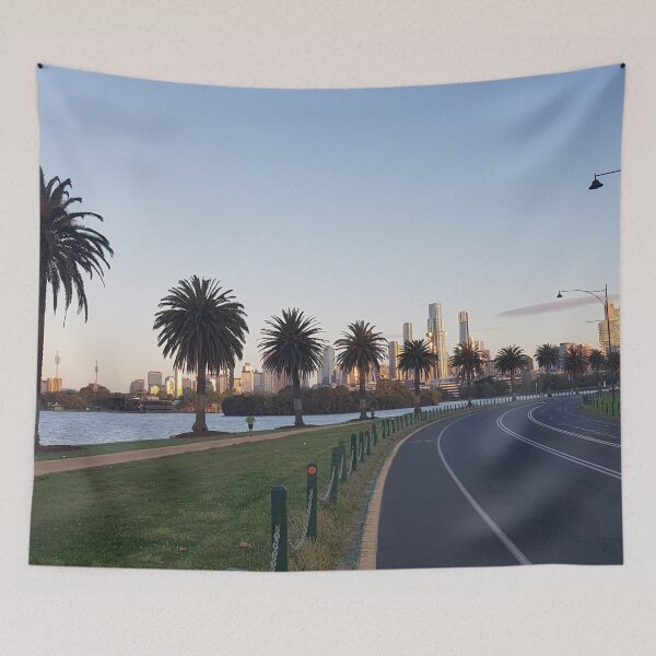 Item preview, Cycling Around Albert Park Lake at Sunrise designed and sold by Michael Voyler.