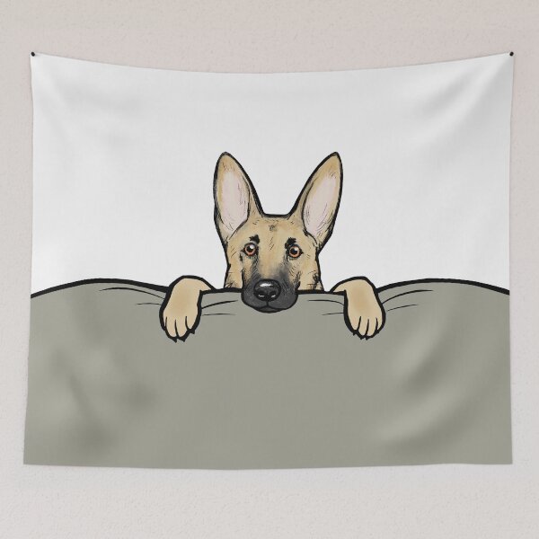 Item preview, German Shepherd Dog Tucked In designed and sold by Jenn Inashvili.