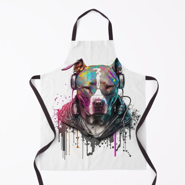 Artikelvorschau, CyberPunk DJ Pitbull #7 entworfen und verkauft von OregonArtForAll.
