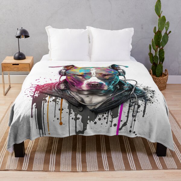 Item preview, CyberPunk DJ Pitbull #7 designed and sold by OregonArtForAll.
