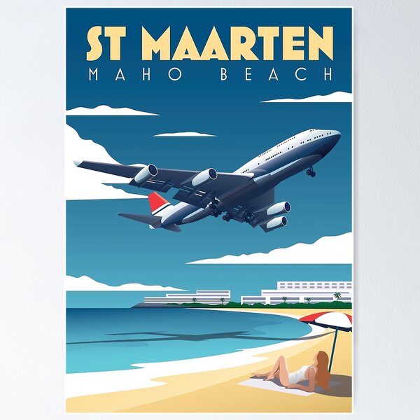 Item preview, Maho Beach designed and sold by mollerflorian.