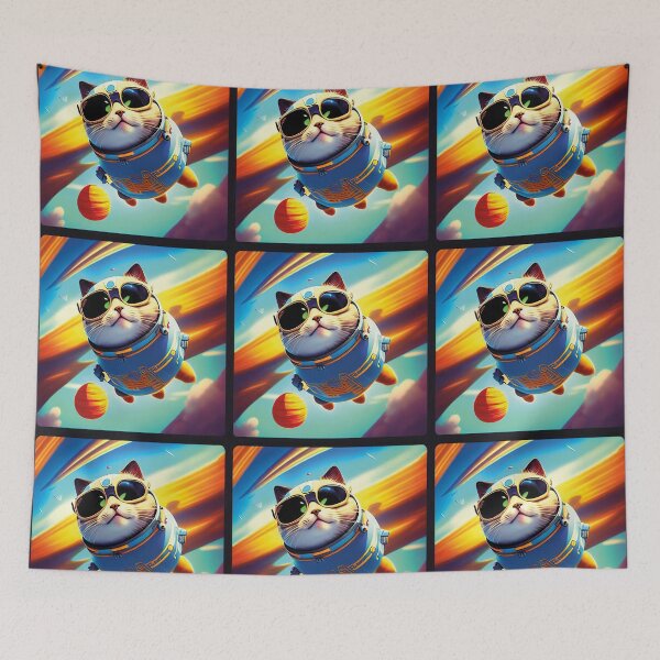 Item preview, rocket cat II designed and sold by OcelotStore.