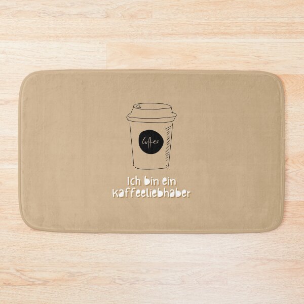 Item preview, "Ich bin ein Kaffeeliebhaber" (I am a coffee lover) with a coffee cup graphic designed and sold by RM-Journey.