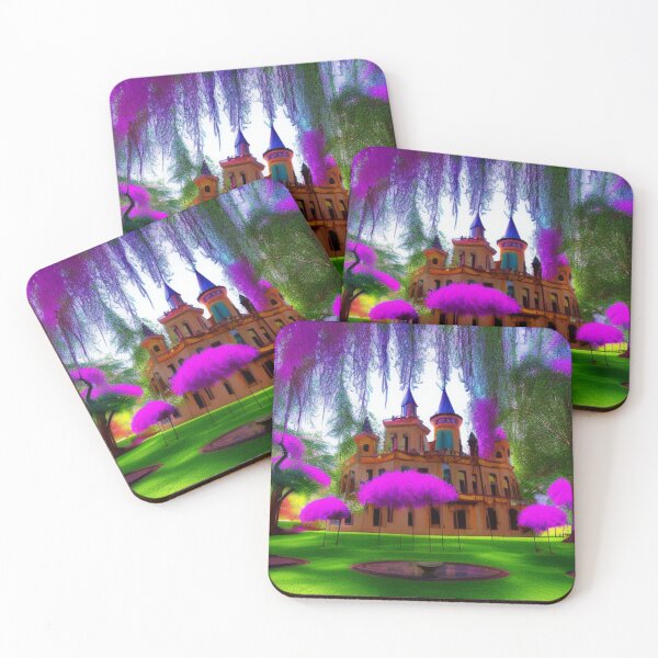 Item preview, Castle, colors, fluo, pink, green, orange designed and sold by MAX8-0.