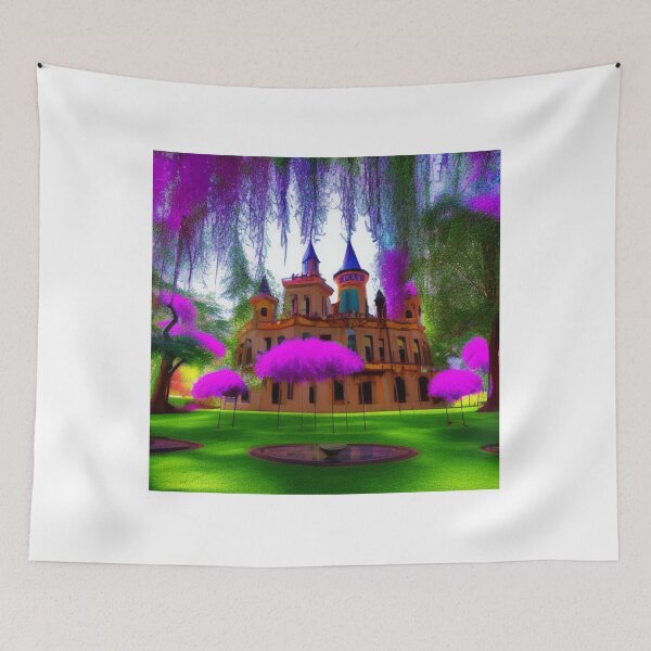 Item preview, Castle, colors, fluo, pink, green, orange designed and sold by MAX8-0.