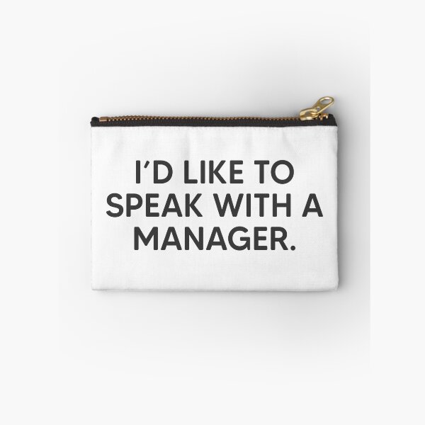 Item preview, I'd Like To Speak With A Manager. designed and sold by mantrasupply.