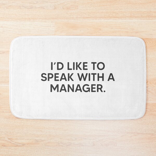 Item preview, I'd Like To Speak With A Manager. designed and sold by mantrasupply.