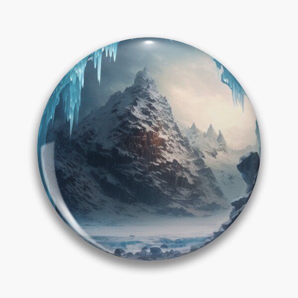 Item preview, Journey to a Frozen Wonderland: Ice Cave with Frozen Waterfall designed and sold by Neffdesign.