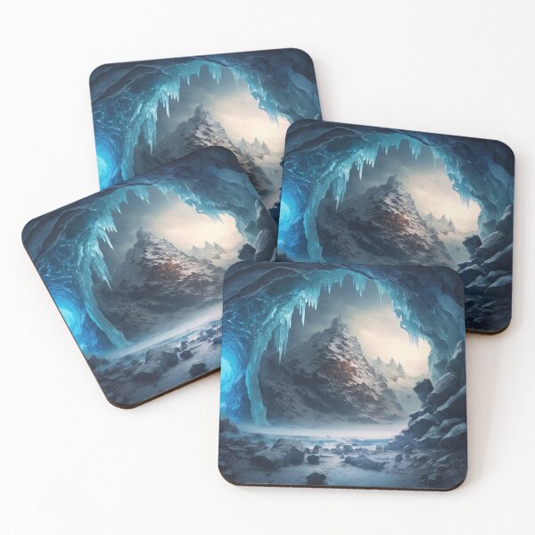 Item preview, Journey to a Frozen Wonderland: Ice Cave with Frozen Waterfall designed and sold by Neffdesign.
