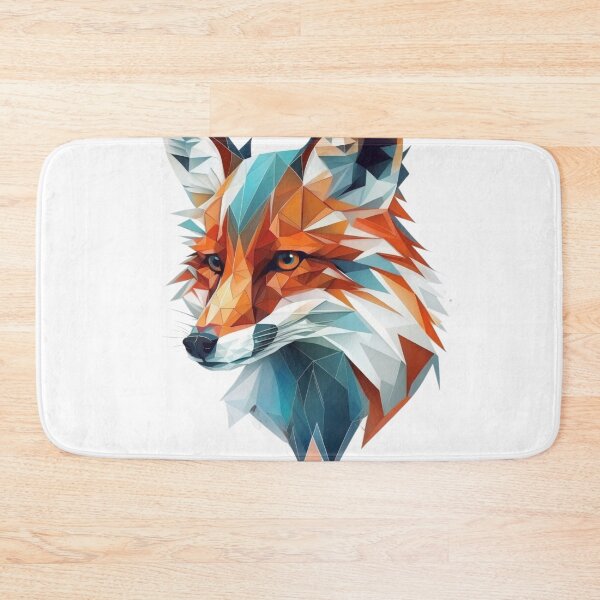 Item preview, Colorful Geometric Fox Face designed and sold by bigrockdesigns.