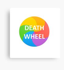 Rainbow Wheel of Death Canvas Print