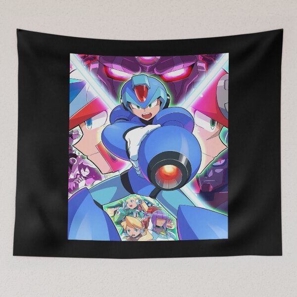 Item preview, mega man video game art designed and sold by duashopz.