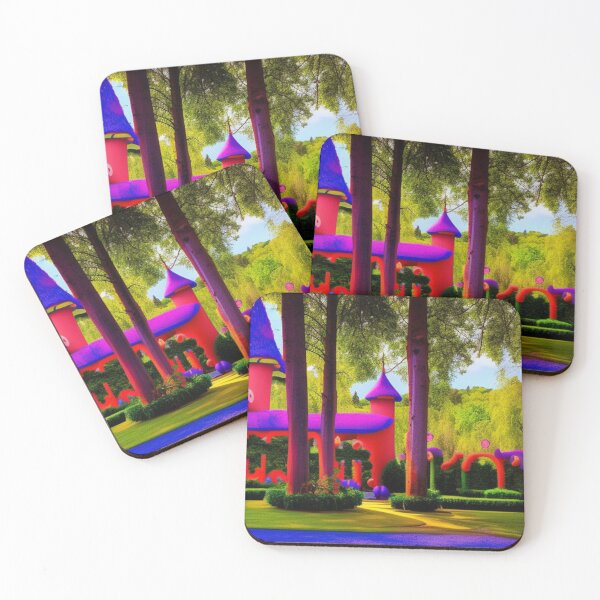 Item preview, Castle, fluo, purple, green, orange, blue designed and sold by MAX8-0.