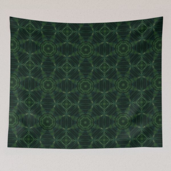 Artikelvorschau, Tropical Jungle Plant Kaleidoscope Pattern 12 entworfen und verkauft von Swabcraft.