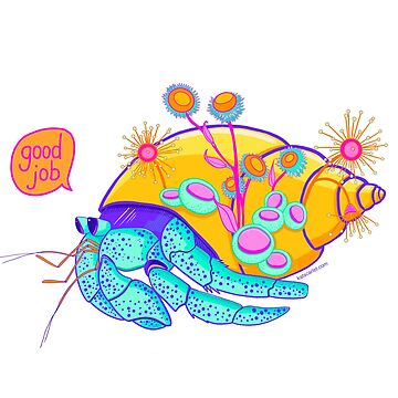 Artwork thumbnail, ‘Good job’ hermit crab by KatScarlet
