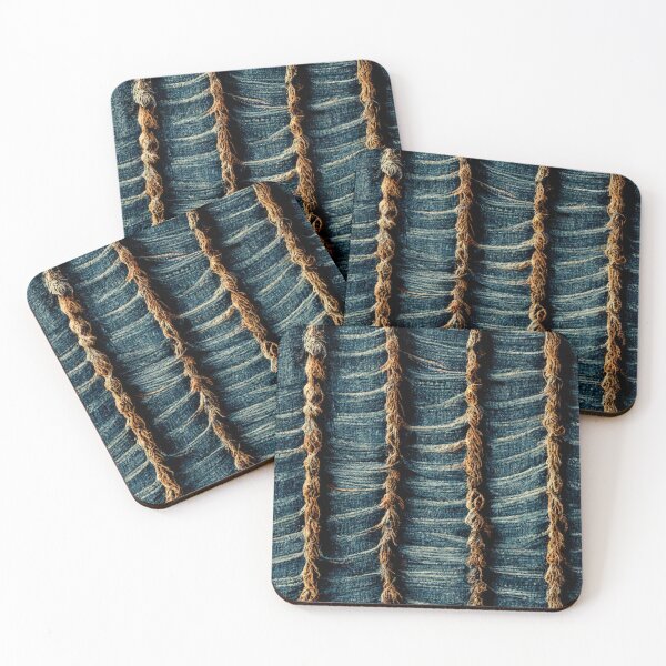 Item preview, Woven Denim Waves designed and sold by EvyeniaArt.