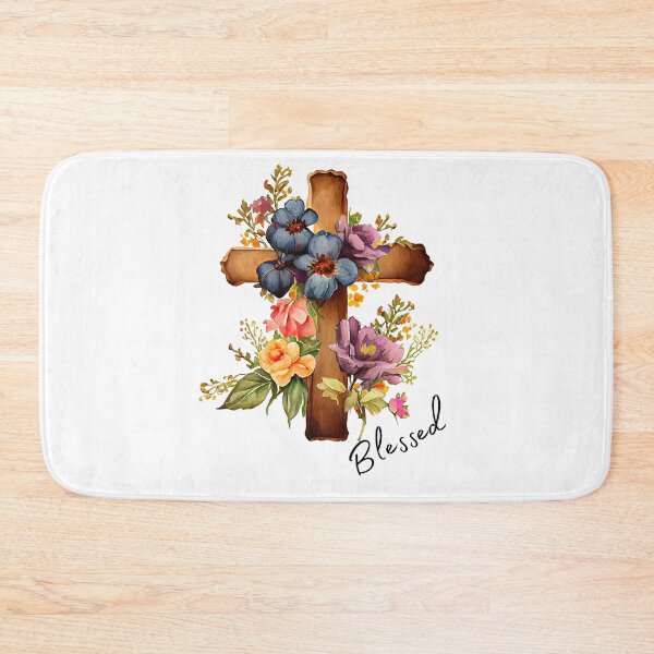 Item preview, Christian Flower Cross Blessed  designed and sold by joseech.