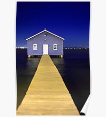 Crawley Edge Boatshed Poster