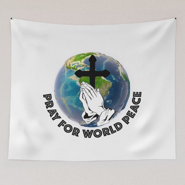 Item preview, Pray002 : pray for world peace. World Peace Shirt - Global Peace On Earth Gift T-Shirt designed and sold by RitPisat.