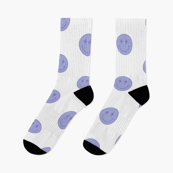 Item preview, Preppy purple lighting bolt smiley face  designed and sold by EmeryJH.
