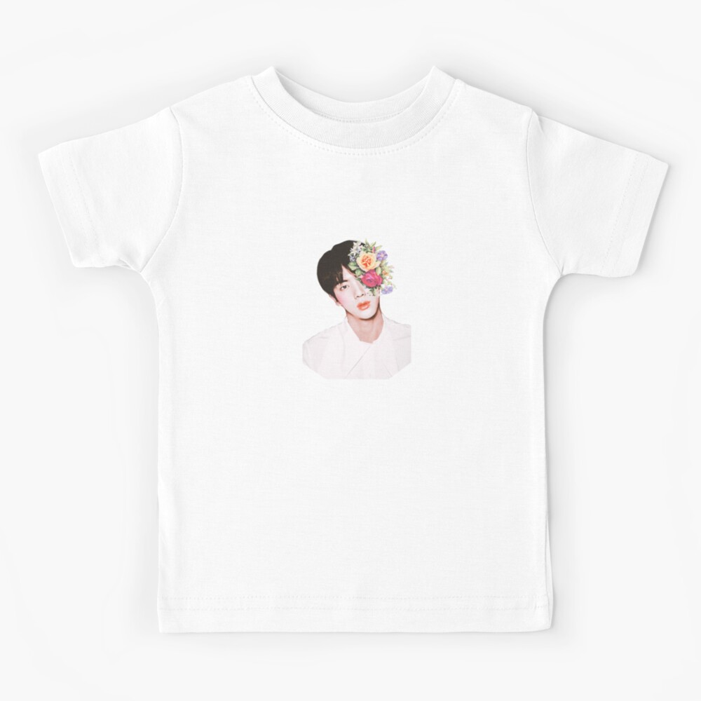 Jin Face Photo Collection Kids T Shirt By Clairelions Redbubble