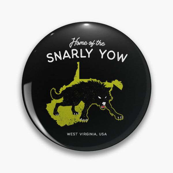Item preview, Home of the Snarly Yow - West Virginia, USA Cryptid designed and sold by strangeology.