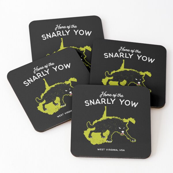 Item preview, Home of the Snarly Yow - West Virginia, USA Cryptid designed and sold by strangeology.