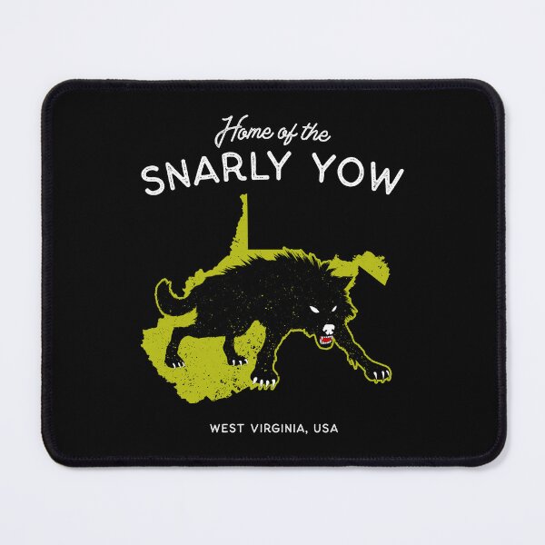 Item preview, Home of the Snarly Yow - West Virginia, USA Cryptid designed and sold by strangeology.