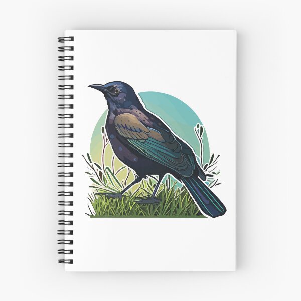 Item preview, Common Grackle Looking On designed and sold by Vector-nook.