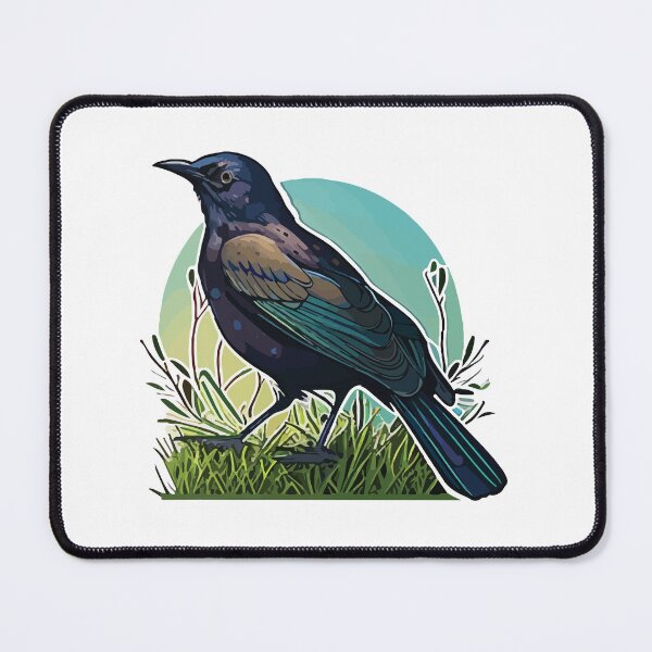 Item preview, Common Grackle Looking On designed and sold by Vector-nook.
