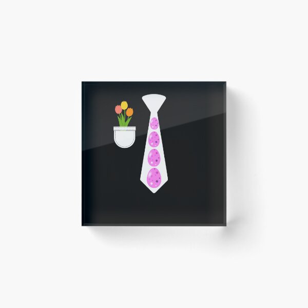 Item preview, Easter tie funny easter costume with suit pocket and tulips for easter designed and sold by Artstastic.
