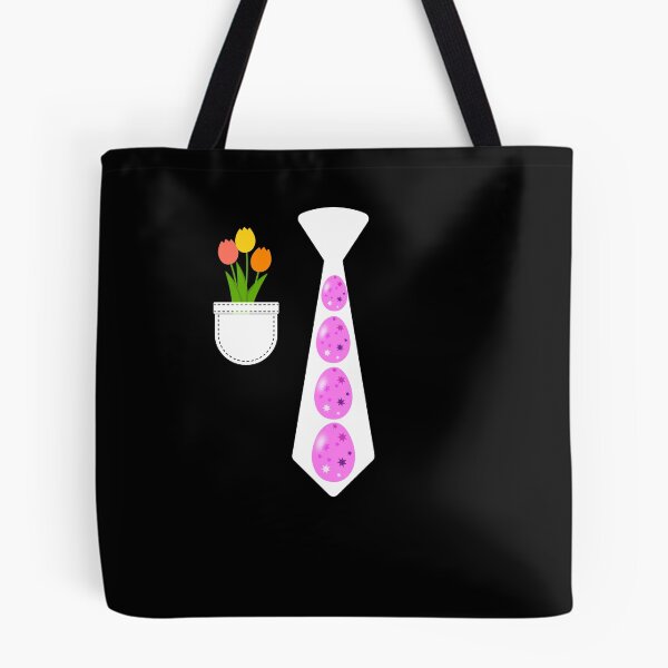Item preview, Easter tie funny easter costume with suit pocket and tulips for easter designed and sold by Artstastic.