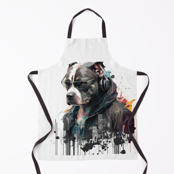 Artikelvorschau, CyberPunk DJ Pitbull #8 entworfen und verkauft von OregonArtForAll.