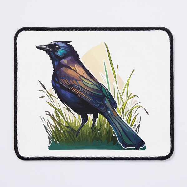 Item preview, The Colors of the Common Grackle designed and sold by Vector-nook.