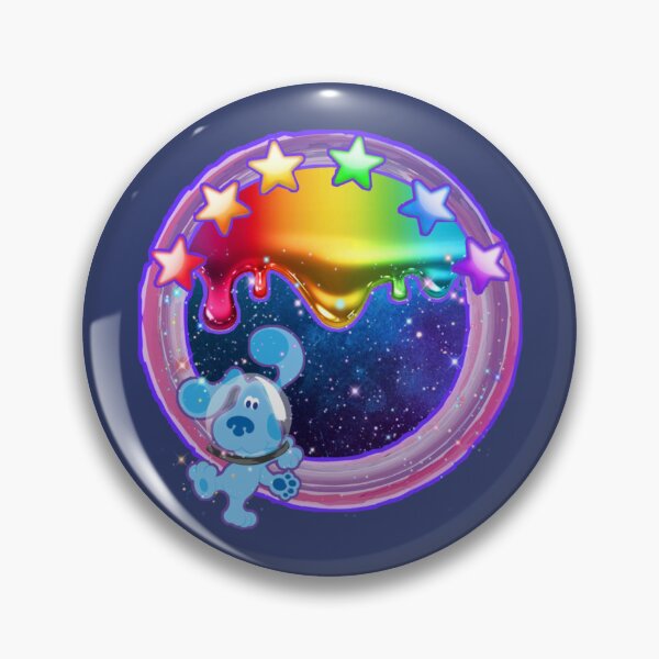 Item preview, Y2k aesthetics blues clues space rainbow drip 173 designed and sold by GerardTremblay.