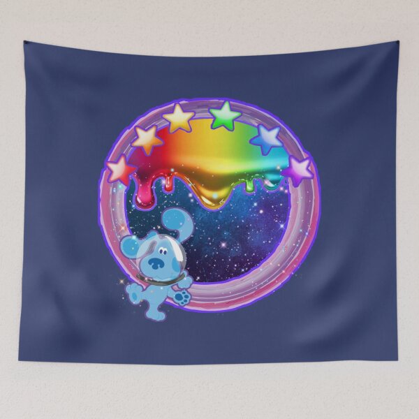 Item preview, Y2k aesthetics blues clues space rainbow drip 173 designed and sold by GerardTremblay.