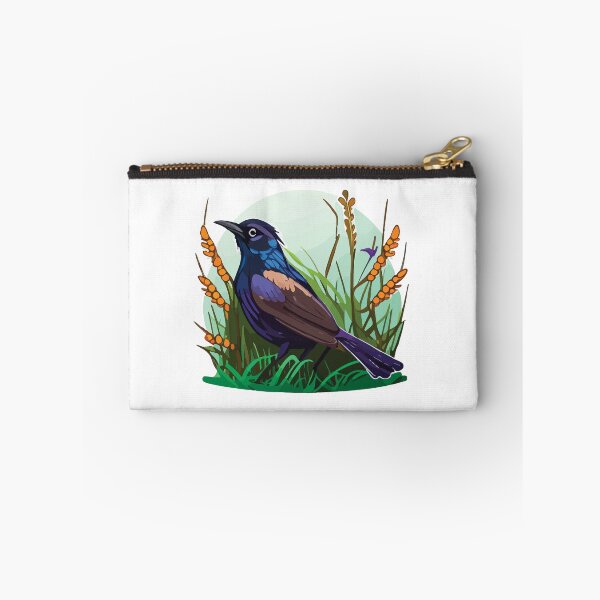 Item preview, Common Grackle Nestled in a Field designed and sold by Vector-nook.