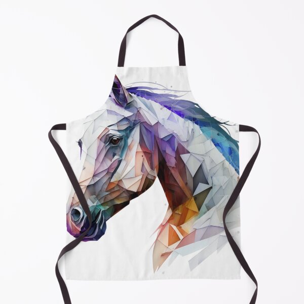 Item preview, Colorful Geometric Horse Face designed and sold by bigrockdesigns.