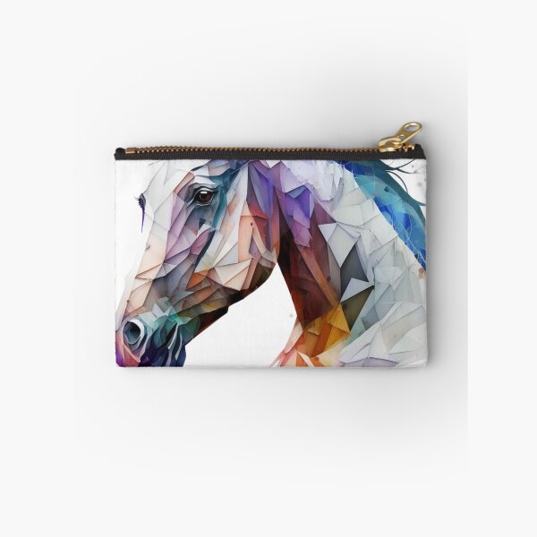 Item preview, Colorful Geometric Horse Face designed and sold by bigrockdesigns.