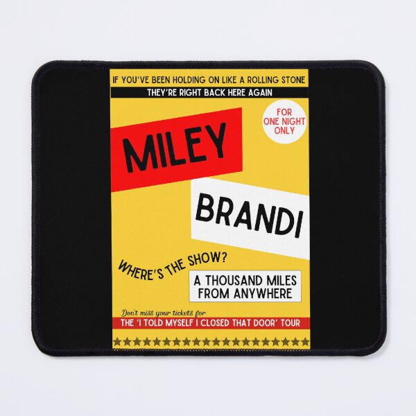 Item preview, THOUSAND MILES CONCERT POSTER designed and sold by baldbird.