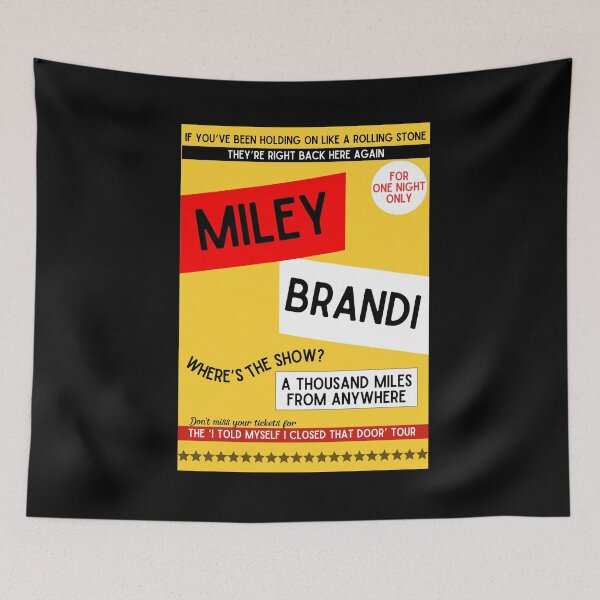 Item preview, THOUSAND MILES CONCERT POSTER designed and sold by baldbird.